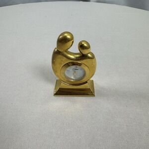 Vintage Colibri Mother of Pearl‎ Diamond Clock Japan - Needs Battery?